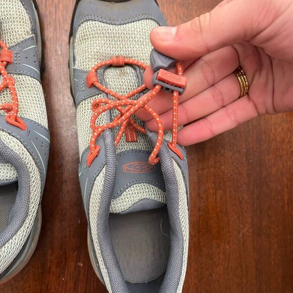 Keen Youth Terradora II Kids Gray Size 4 Athletic Shoes Drawstring Lace Low Top - Picture 10 of 10